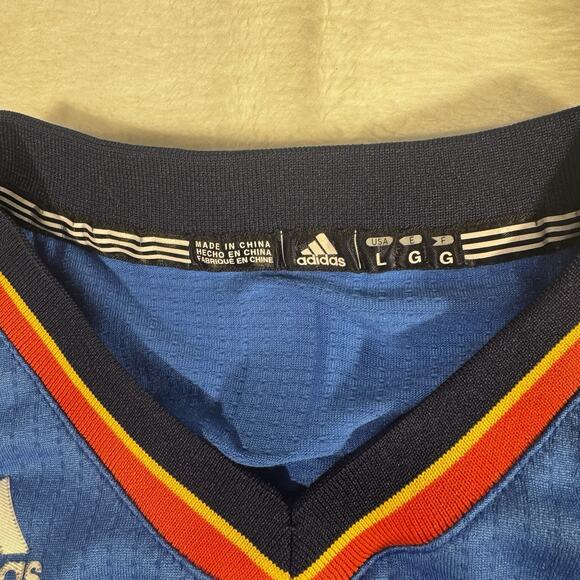 Oklahoma City Thunder Jersey Kevin Durant #35 Adidas NBA Basketball Youth Large - Picture 3 of 8